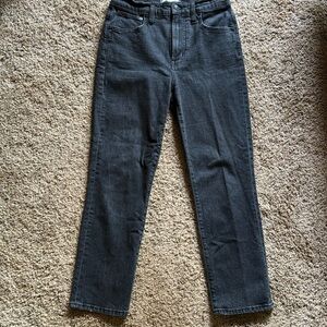 Madewell The Perfect Vintage Crop Jean | Size 27 | Black Wash
